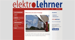 Desktop Screenshot of elektro-lehrner.at